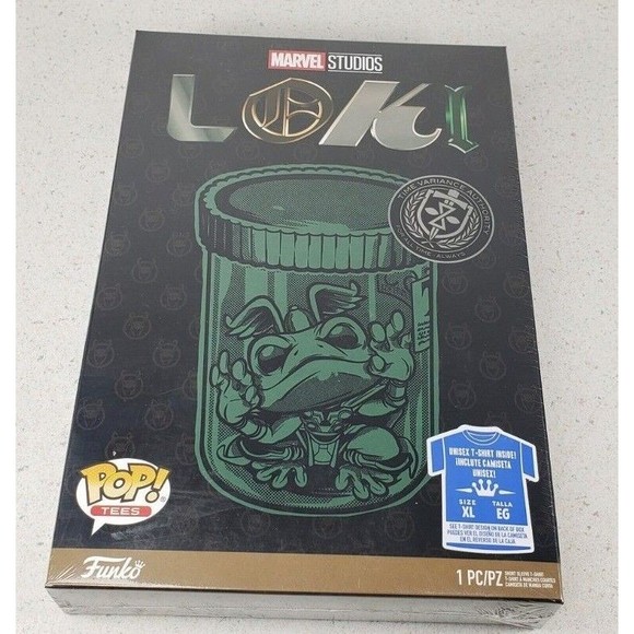 Funko POP! Marvel: Loki T-Shirt "Frog Of Thunder" Unisex Size XL- New & Sealed - Picture 1 of 12